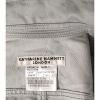 Katharine Hamnett Jacke/Mantel aus Baumwolle in Grau