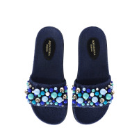 Aquazzura Sandalen aus Baumwolle in Blau