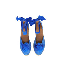 Aquazzura Slipper/Ballerinas aus Leder in Blau