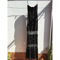 Versace Kleid aus Baumwolle in Schwarz