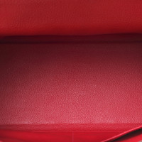 Hermès Kelly Bag 35 in Pelle in Rosso