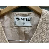 Chanel Anzug aus Baumwolle in Nude