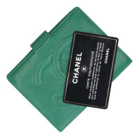 Chanel Sac à main/Portefeuille en Cuir en Vert
