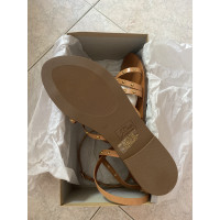 J. Crew Sandals Leather in Brown