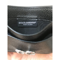 Dolce & Gabbana Tasje/Portemonnee Leer in Zwart