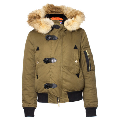Dsquared2 Jacket/Coat Cotton in Green