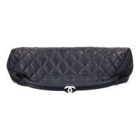 Chanel Timeless Clutch aus Leder in Schwarz