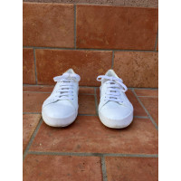 Jil Sander Sneaker in Pelle in Bianco