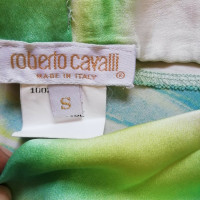Roberto Cavalli Rock aus Seide in Grün
