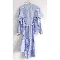 Eudon Choi Kleid aus Baumwolle in Blau