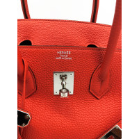 Hermès Birkin Bag 35 aus Leder in Rot