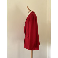 Burberry Blazer aus Wolle in Rot