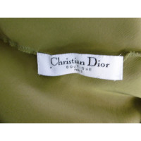 Christian Dior Kleid aus Seide in Grün