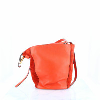 Balenciaga Handtasche aus Leder in Orange