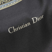 Christian Dior Schal/Tuch aus Seide in Schwarz
