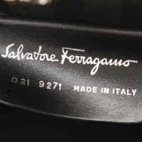 Salvatore Ferragamo Tote Bag aus Leder in Schwarz