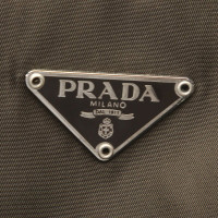 Prada Borsetta in Cotone in Marrone