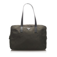 Prada Handbag Cotton in Brown