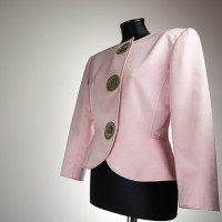 Valentino Garavani Jacket/Coat Silk in Pink