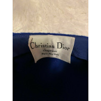 Christian Dior Hut/Mütze aus Pelz in Blau