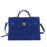 Christian Dior Handtasche aus Wildleder in Blau