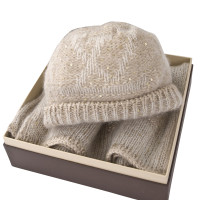 Louis Vuitton Mohair scarf and hat