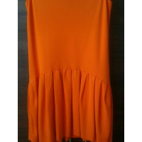 Red Valentino Kleid aus Viskose in Orange