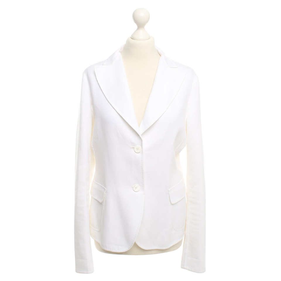 Jil Sander Cotton blazer in white