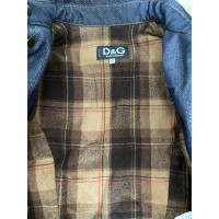 D&G Jacke/Mantel aus Wolle in Blau