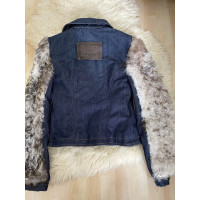 D&G Jacke/Mantel aus Wolle in Blau