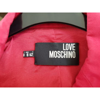 Love Moschino Blazer en Coton en Rouge