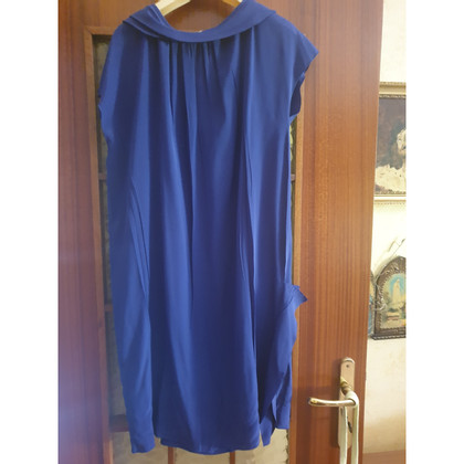 Miu Miu Kleid aus Seide in Blau