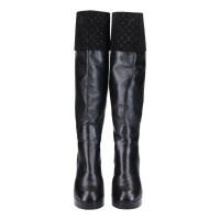 Louis Vuitton Boots Leather in Black