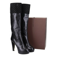 Louis Vuitton Boots Leather in Black
