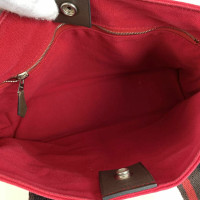 Hermès Tote bag Katoen in Rood