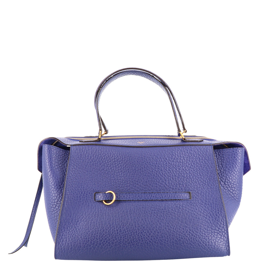 Céline Handtasche aus Leder in Violett