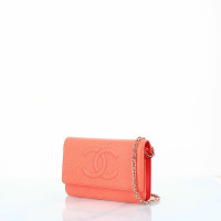 Chanel Wallet on Chain aus Leder in Orange