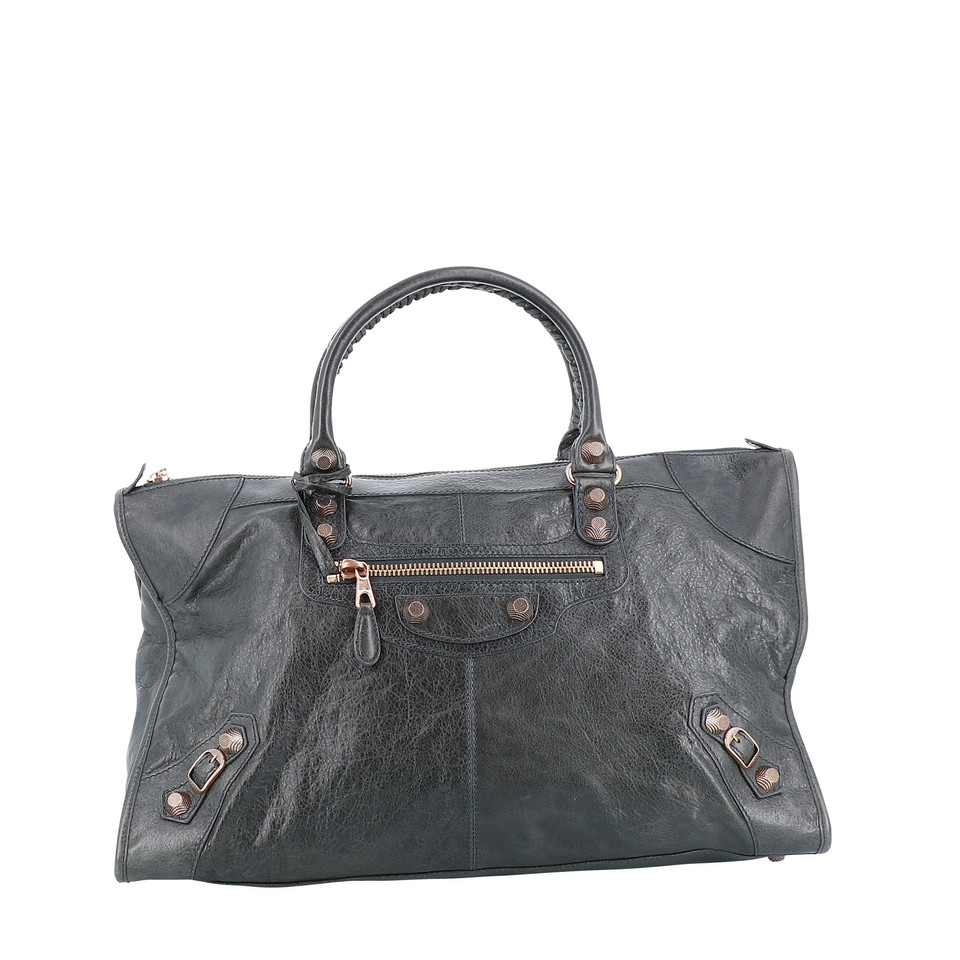 Balenciaga City Bag Leather in Black