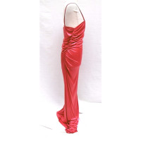Christian Dior Kleid aus Viskose in Rot