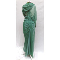 Christian Dior Kleid aus Seide in Grün