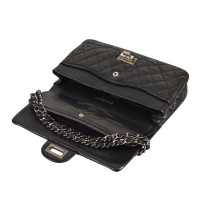 Chanel 2.55 aus Leder in Schwarz