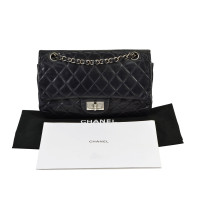 Chanel 2.55 aus Leder in Schwarz