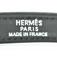 Hermès Kelly Double Tour aus Leder in Schwarz