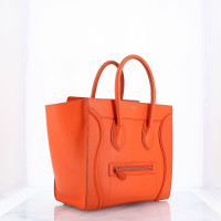 Céline Luggage Leer in Oranje