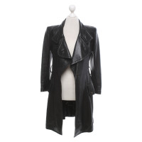 Chanel Veste/Manteau en Cuir en Noir