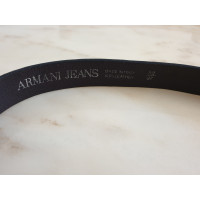 Armani Jeans Ceinture en Cuir en Marron