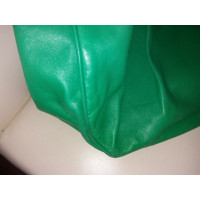Zagliani Umhängetasche aus Leder in Grün