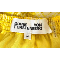 Diane Von Furstenberg Vestito in Seta in Giallo