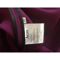 Acne Dress Wool in Fuchsia