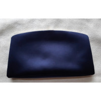 Giorgio Armani Clutch Bag Silk in Blue